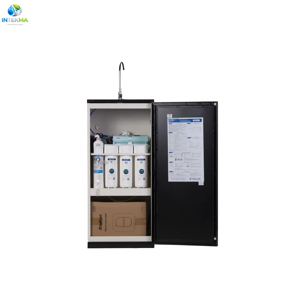 Osmoseur d'Eau Domestique sur Meuble KAROFI KAQ X16 - 10 Étapes - 100 GPD - INTEKMA Fontaines