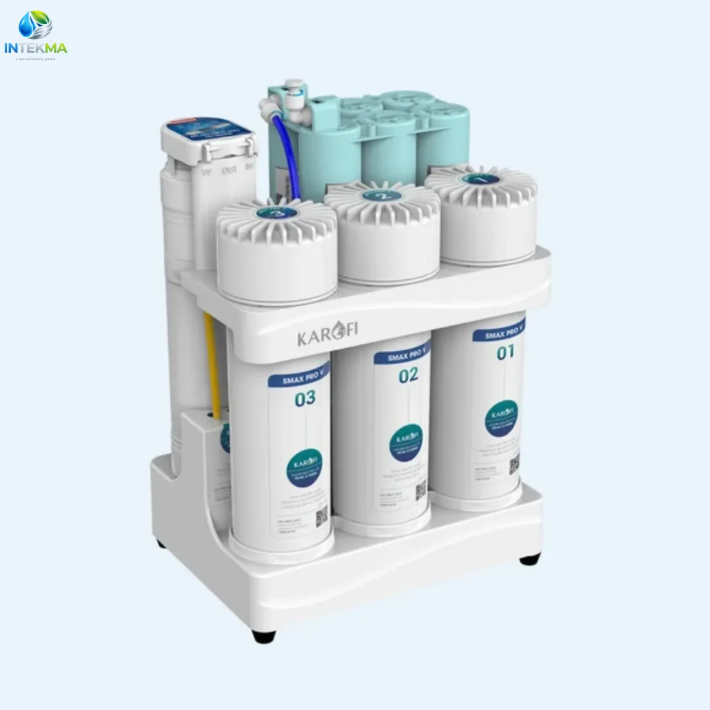 Osmoseur Sous-Évier Karofi KAQ-U05 Pro - 10 Étapes - Membrane RO 100 GPD - Réservoir 3.2G - INTEKMA Purificateurs