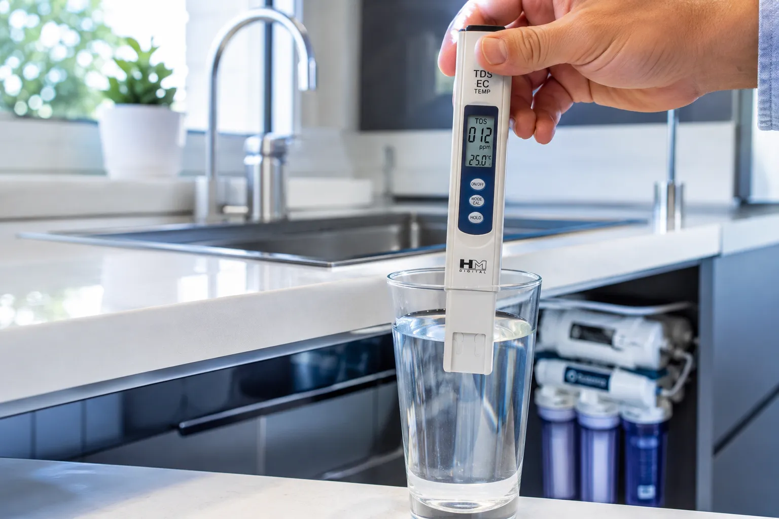 Guide du TDS de l'Eau au Maroc : Que Mesure Votre Testeur et Comment Valider Votre Osmoseur ?